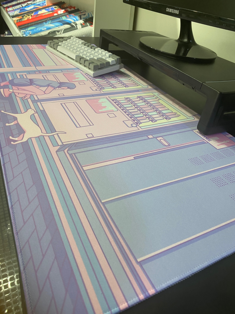 Mouse Pad Speed XXL “Girl & Cat”
